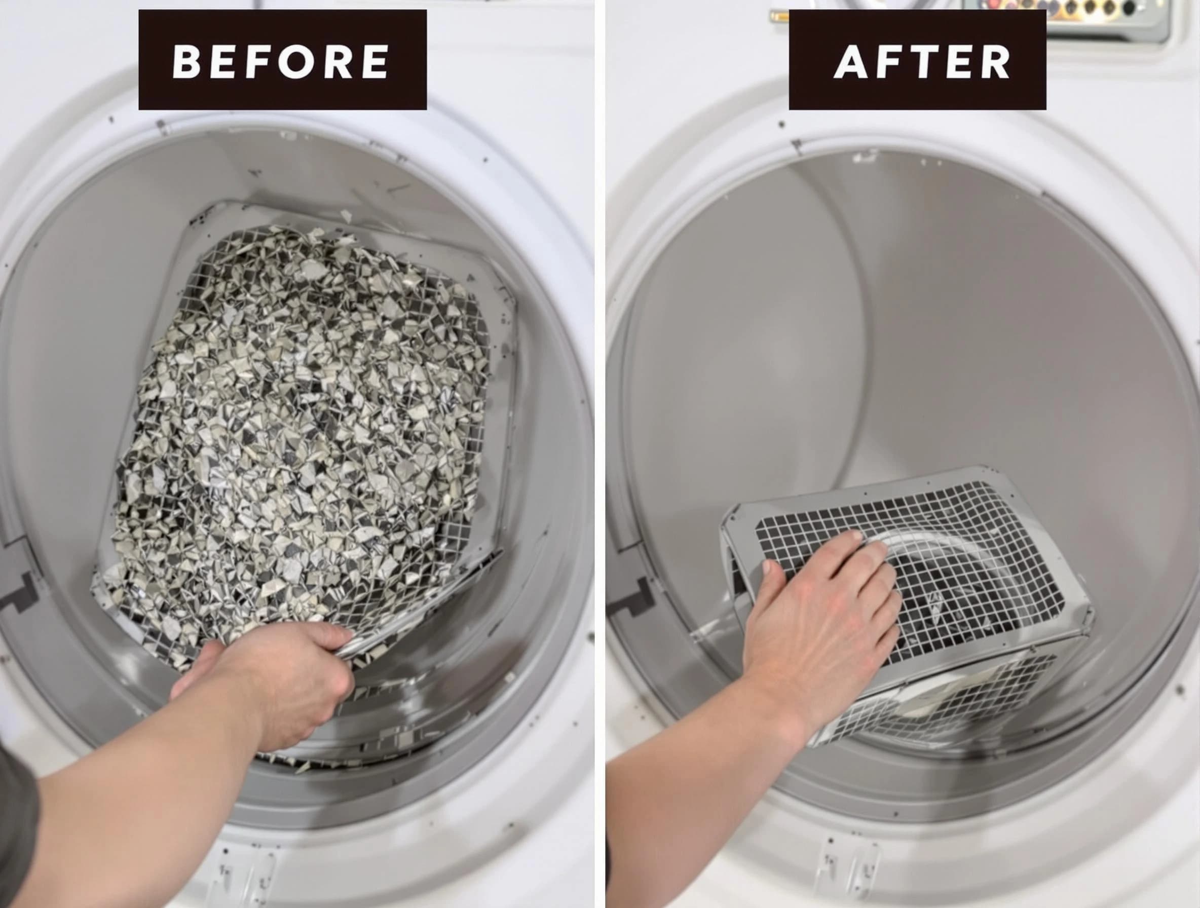 Professional lint trap cleaning by Woburn Dryer Vent Cleaning in Woburn