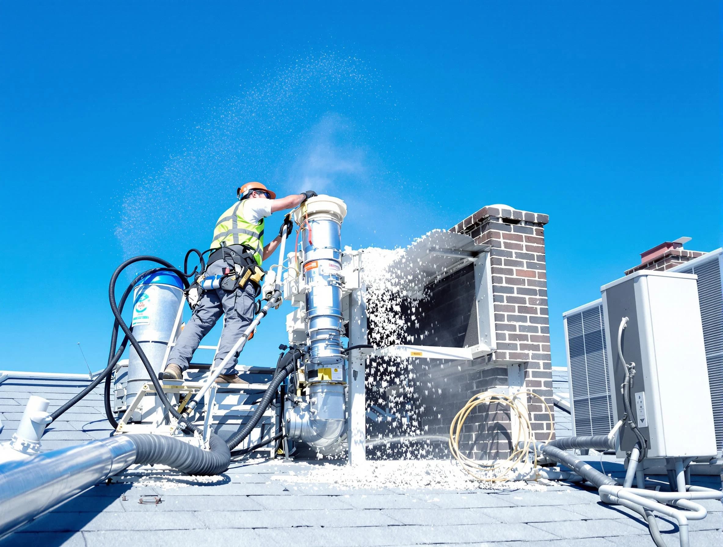 Expert roof dryer vent cleaning by Woburn Dryer Vent Cleaning in Woburn