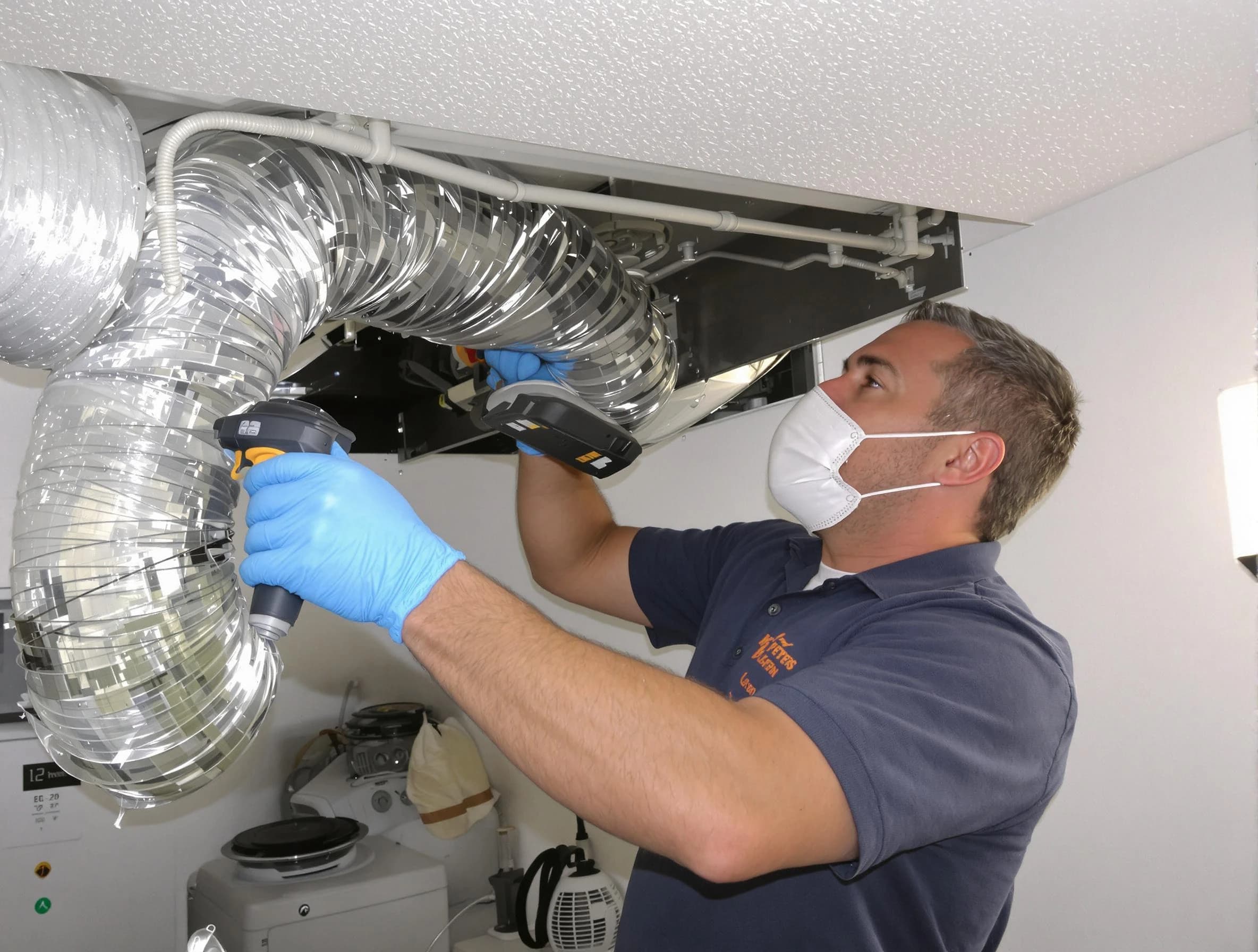 Woburn Dryer Vent Cleaning professional performing thorough residential dryer vent cleaning in Woburn