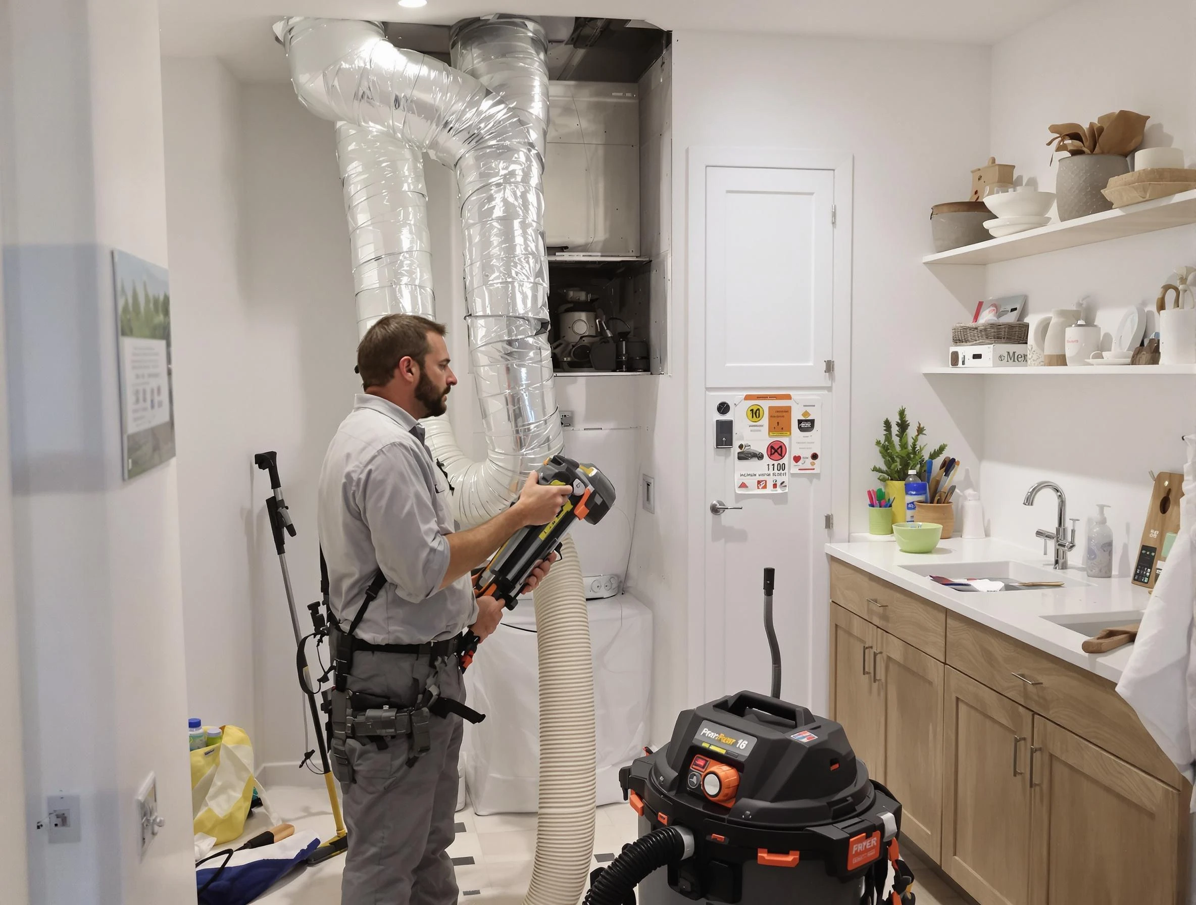 Clogged Dryer Vent Cleaning in Woburn