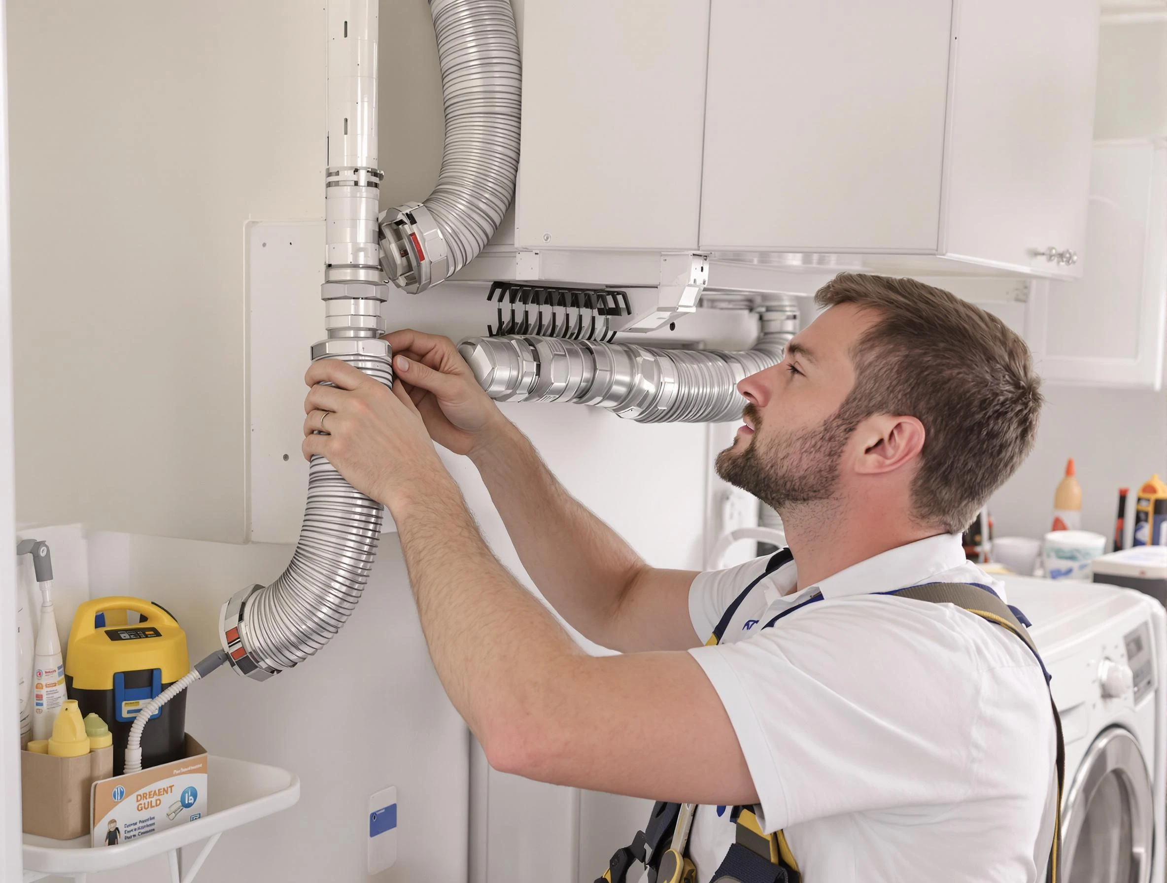 Professional dryer vent repair and installation by Woburn Dryer Vent Cleaning in Woburn